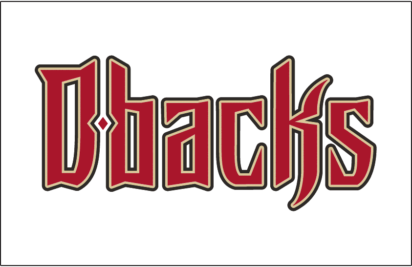 Arizona Diamondbacks 2007-2015 Jersey Logo fabric transfer version 2